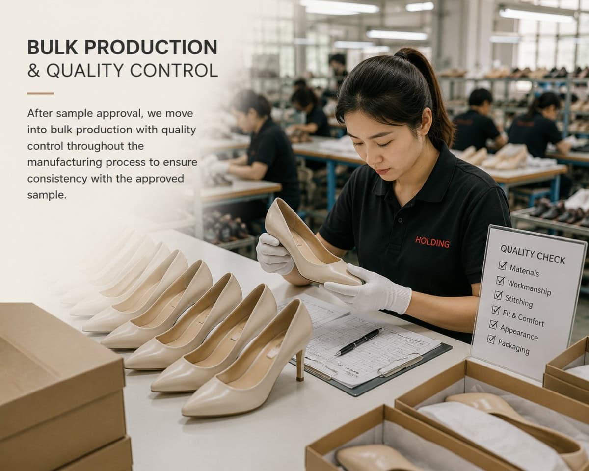 shoes bulk production